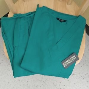 Just Love Women's Scrub Set Six Pocket Cargo Scrubs Small NWT